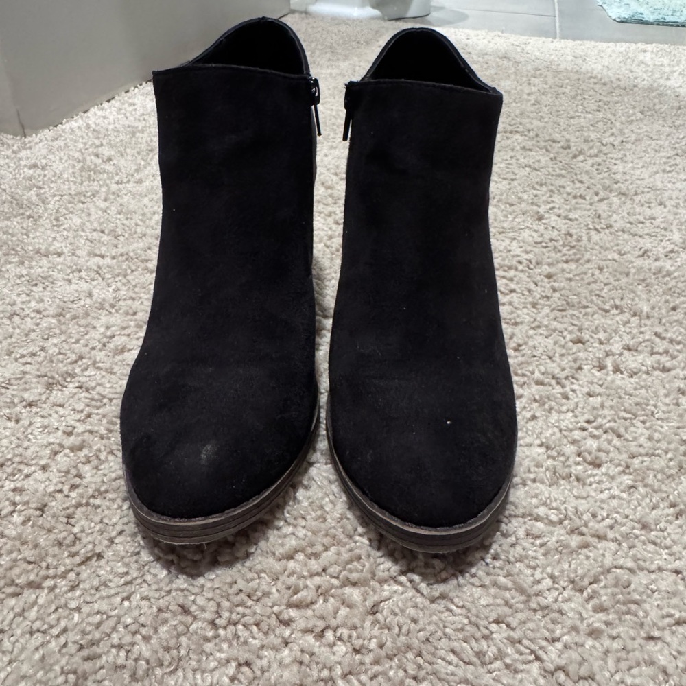 Black Suede Ankle Boots
